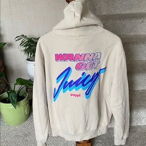 Poppi X Target Trendy Tan Gender Neutral Hoodie